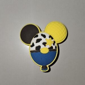 Woody From Toy Story Mickey Mouse Shaped Balloon Croc Shoe Charm